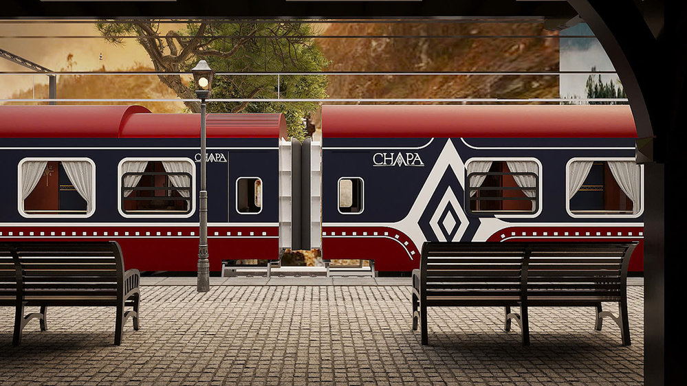 Chapa Express Train, one of the more comfortable luxury train options for the overnight journey to Sapa.