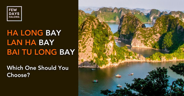 Ha Long Bay vs Lan Ha Bay vs Bai Tu Long Bay: Which One Should You Choose?