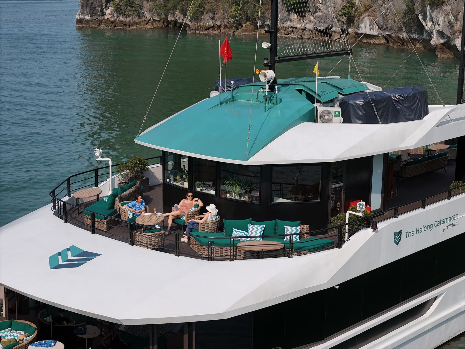 The Halong Catamaran on Lan Ha Bay