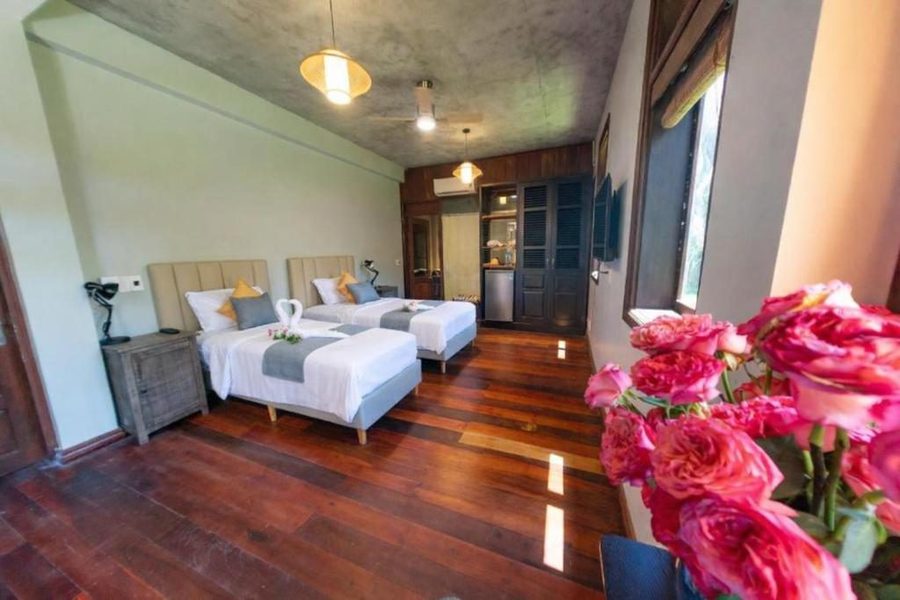Hoianbang Beach Front Villa - Deluxe Twin Room