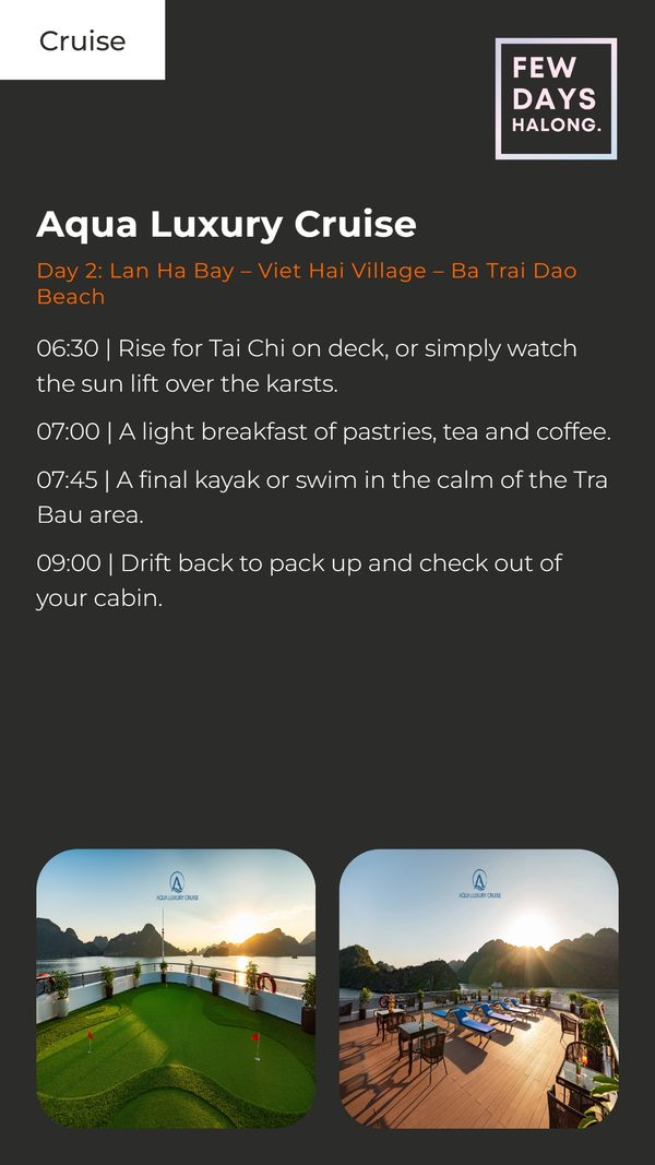 Itinerary page