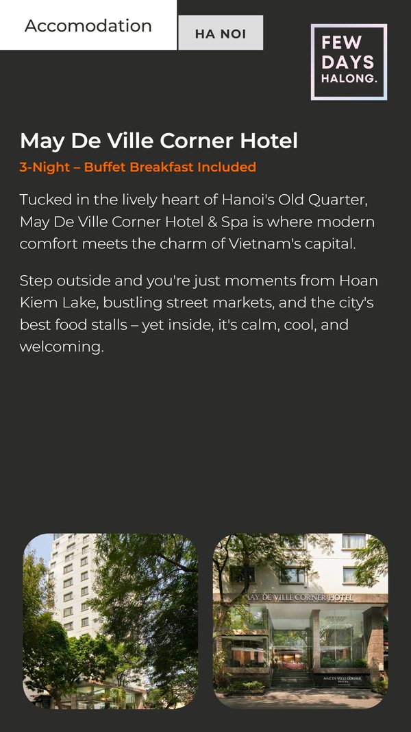 Itinerary page