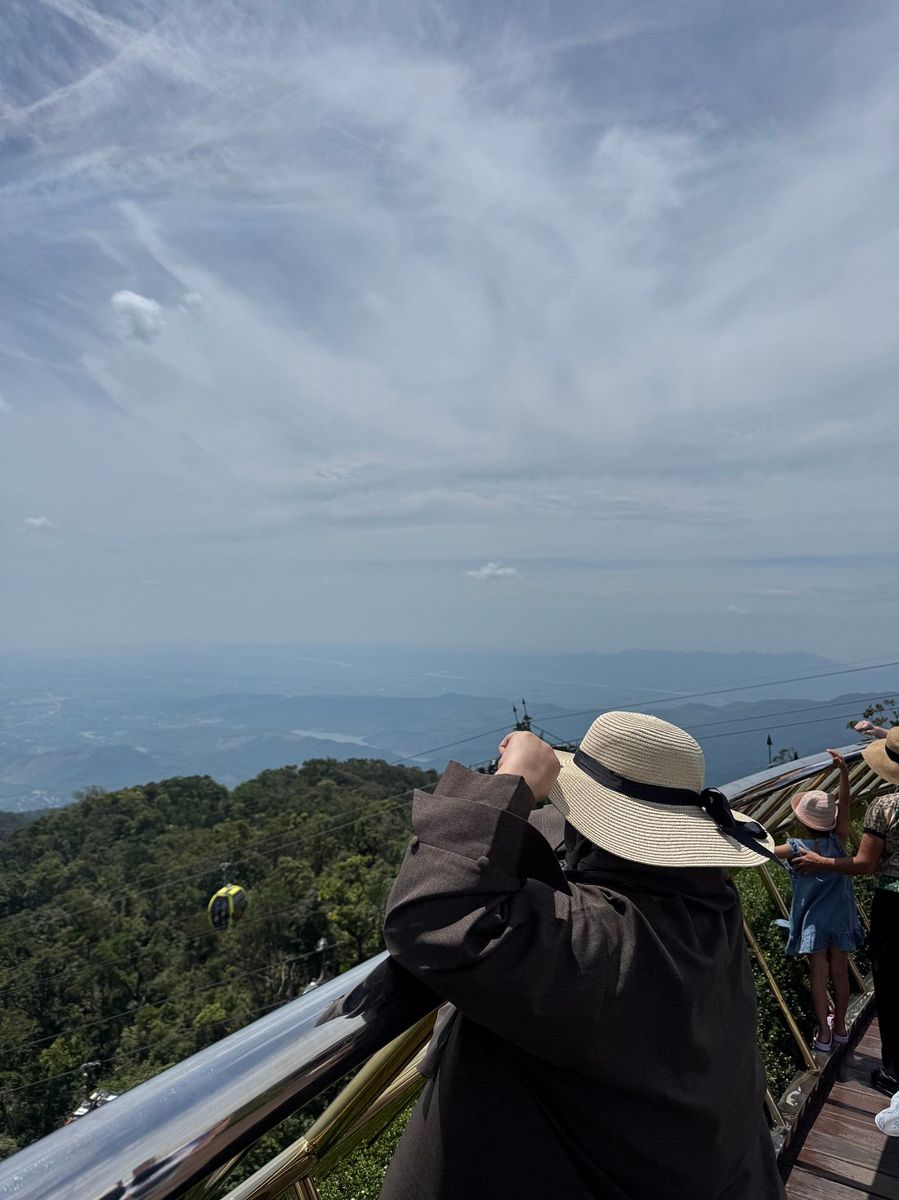 The view from Ba Na Hills The view from Ba Na Hills