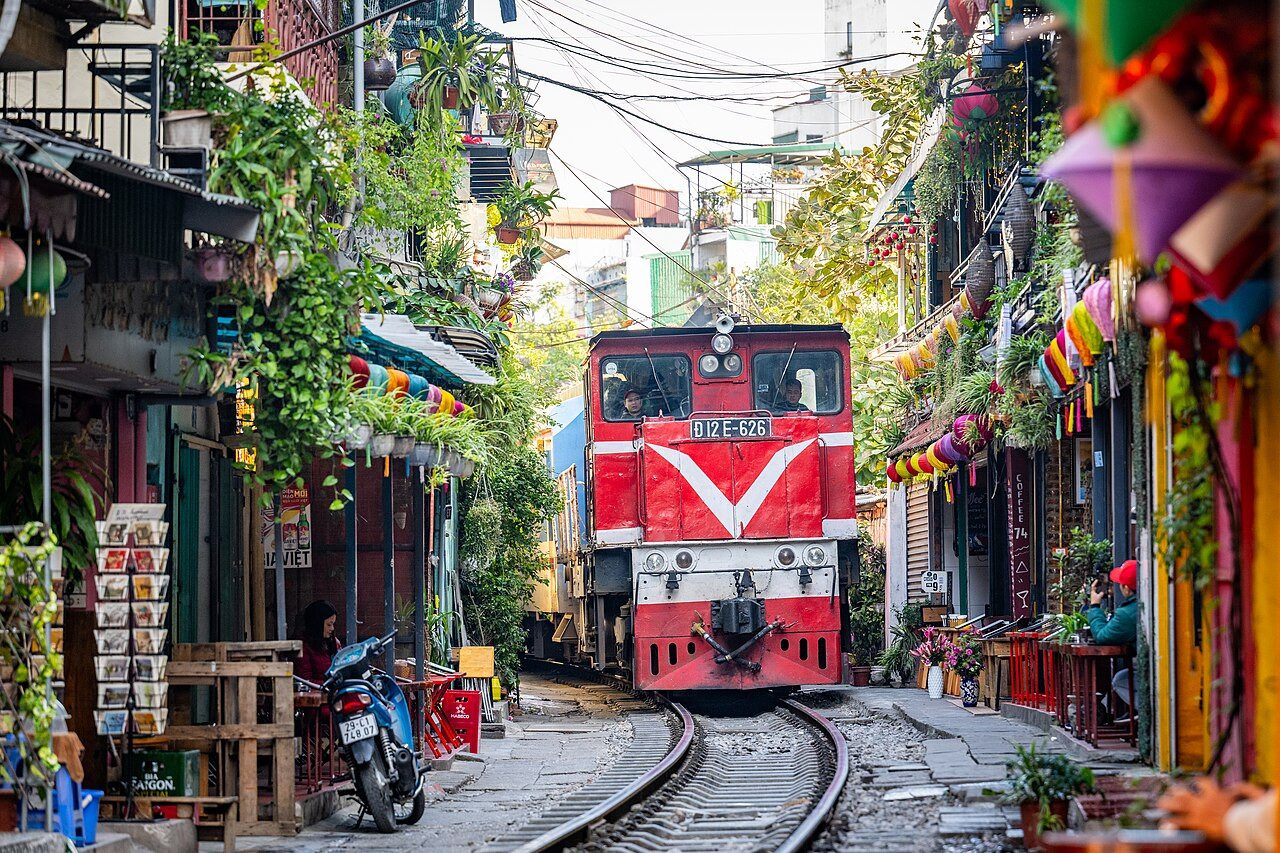 Colourful Hanoi backdrop
