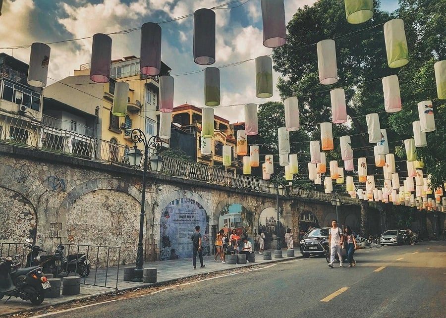 Iconic Hanoi backdrop