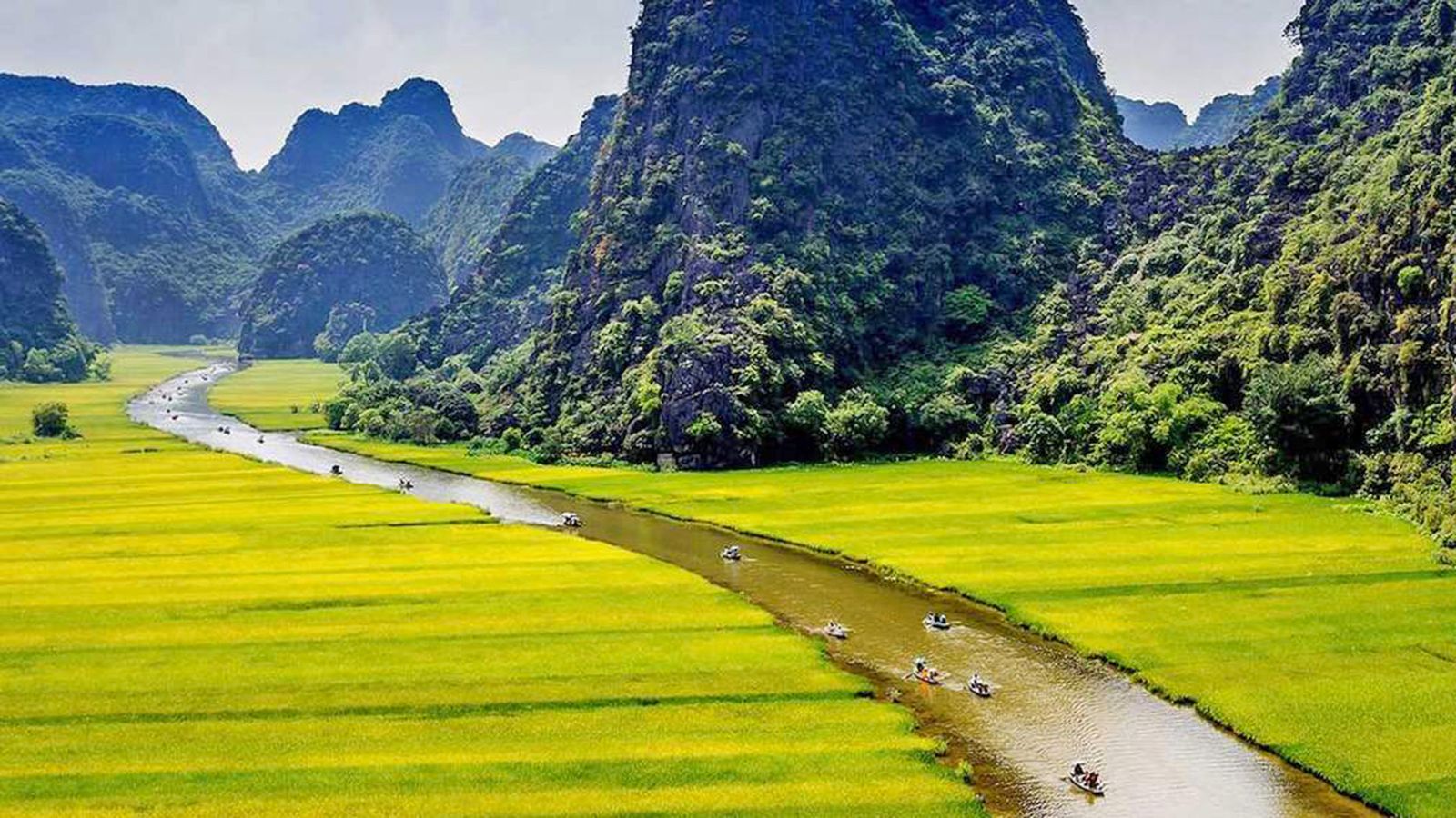 Ninh Binh group tour — scenery and activities